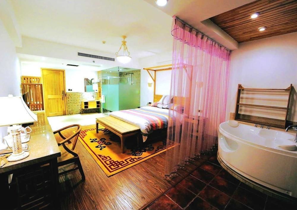 ז'אנגג'יאג'י Guanshanyue Honeymoon Mansion מראה חיצוני תמונה